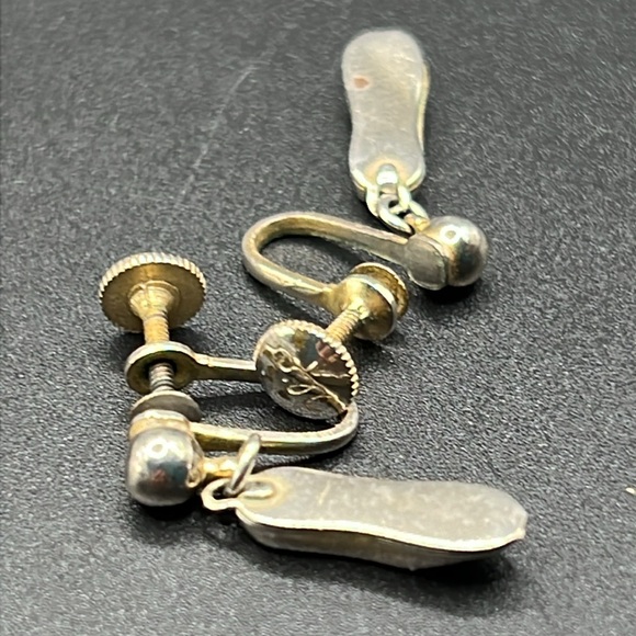 Vintage Alice ballet slippers earrings - Picture 4 of 6